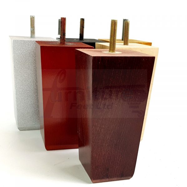 4 Block Wood Sofa Legs 135mm High Replacement Furniture Feet Chairs Cabinets M8 - Image 5