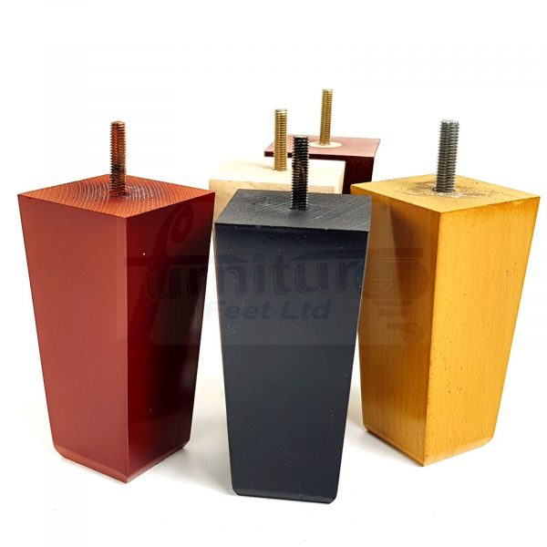 4 Block Wood Sofa Legs 135mm High Replacement Furniture Feet Chairs Cabinets M8 - Image 7