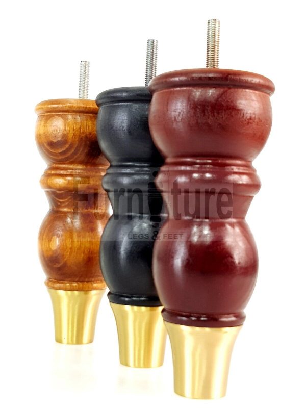 4 Furniture Feet Slipper Cup Replacement Leg Solid Wood Feet M8 Chair Sofa 182mm - Image 11