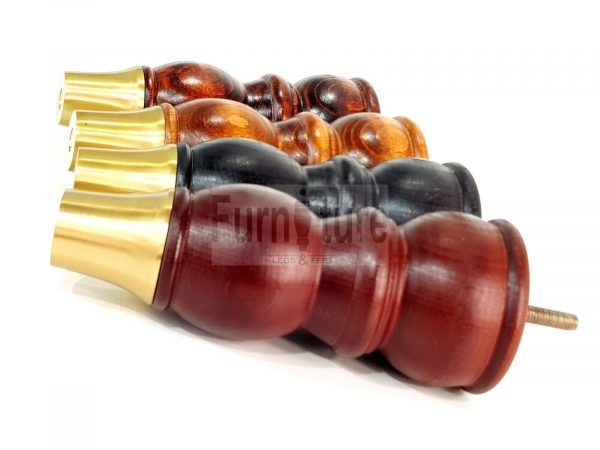 4 Furniture Feet Slipper Cup Replacement Leg Solid Wood Feet M8 Chair Sofa 182mm - Image 6