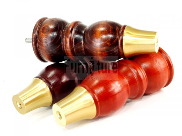4 Furniture Feet Slipper Cup Replacement Leg Solid Wood Feet M8 Chair Sofa 182mm - Image 9