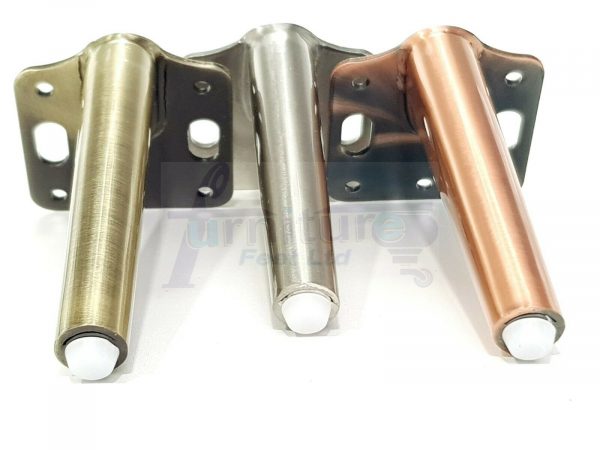 4x METAL FURNITURE LEGS 155mm HIGH SELF-FIXING FEET FOR SOFA CHAIR CABINETS BED - Image 6