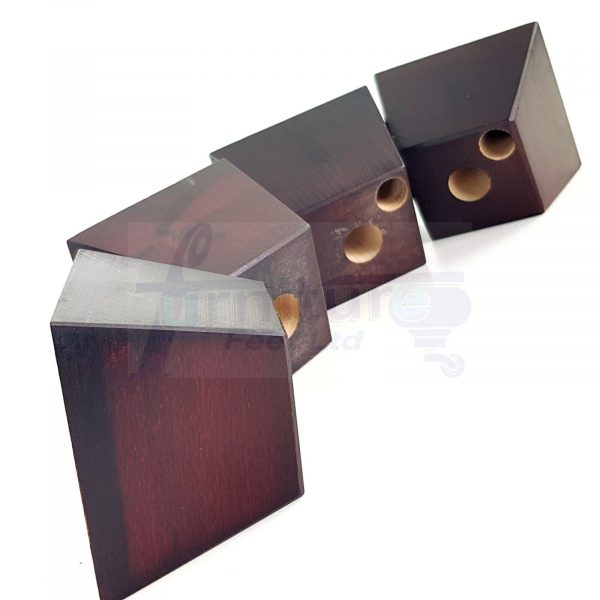 4x Replacement Square Furniture Sofa Legs Chair Settee Feet 60mm High (Twin-Fix) - Image 4