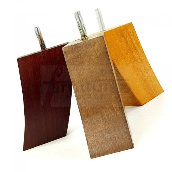 4x TAPERED WOODEN SOFA LEGS 125mm High CHAIR REPLACEMENT FURNITURE FEET M8(8mm) - Image 5