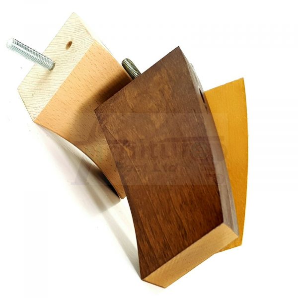 4x TAPERED WOODEN SOFA LEGS 125mm High CHAIR REPLACEMENT FURNITURE FEET M8(8mm) - Image 7