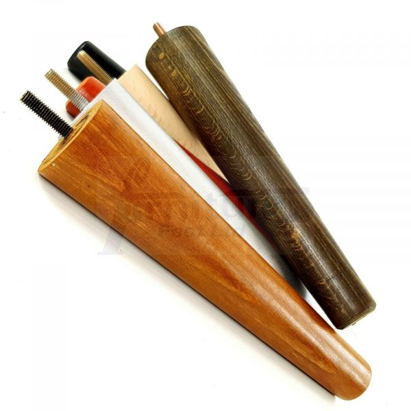 4x WOOD REPLACEMENT FURNITURE CHAIR LEGS M8(8mm) SOFA - SETTEE FEET 230mm HIGH - Image 7