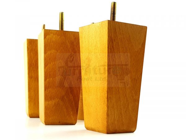 4 Block Wood Sofa Legs 135mm High Replacement Furniture Feet Chairs Cabinets M8 - Image 16