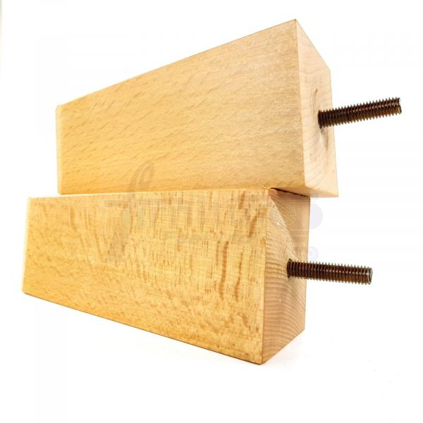 4 Block Wood Sofa Legs 135mm High Replacement Furniture Feet Chairs Cabinets M8 - Image 33