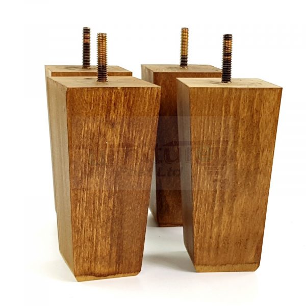 4 Block Wood Sofa Legs 135mm High Replacement Furniture Feet Chairs Cabinets M8 - Image 13