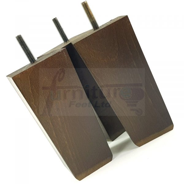 4 Block Wood Sofa Legs 135mm High Replacement Furniture Feet Chairs Cabinets M8 - Image 8