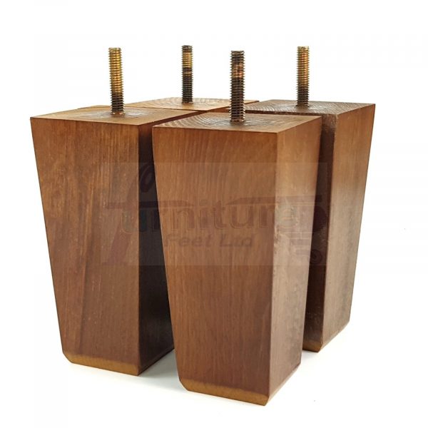4 Block Wood Sofa Legs 135mm High Replacement Furniture Feet Chairs Cabinets M8 - Image 12