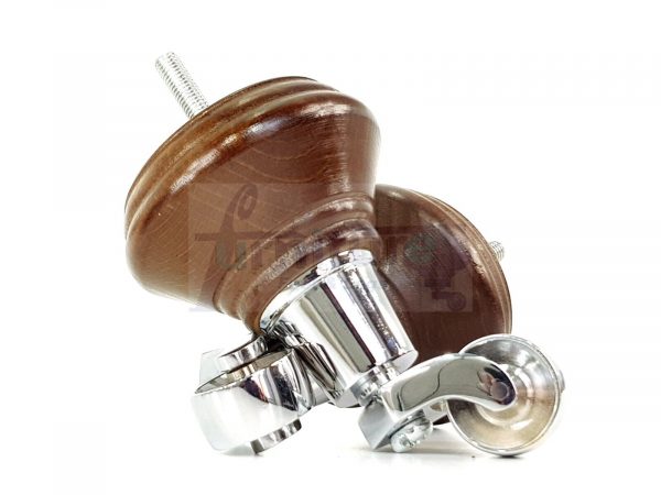 4 Wooden Furniture Sofa Legs M8(8mm) Replacment Chair Feet & Castors 120mm HIGH - Image 14