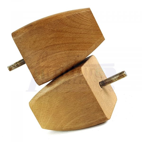 4x SOLID WOOD REPLACEMENT FURNITURE CHAIR LEGS M8(8mm) SETTEE FEET 90mm HIGH - Image 17