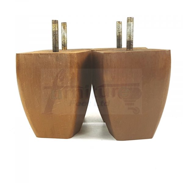 4x SOLID WOOD REPLACEMENT FURNITURE CHAIR LEGS M8(8mm) SETTEE FEET 90mm HIGH - Image 12