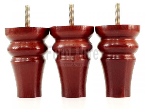 4 Replacement Legs Solid Wood Settee Furniture Feet 100mm High Sofa Chair Bed M8 - Image 8