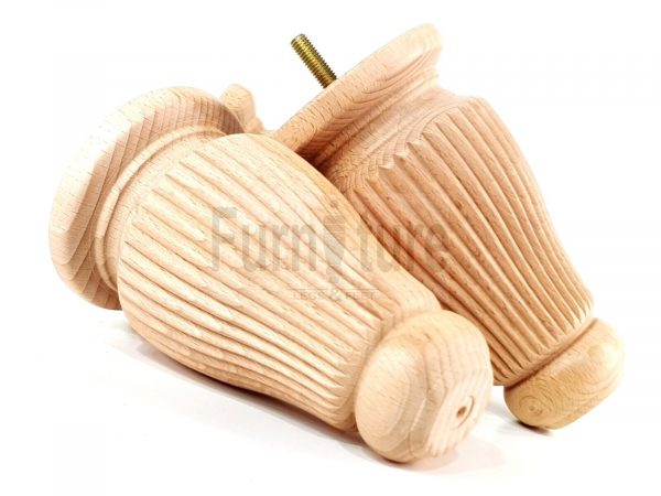 4 Replacement Legs Solid Wood Settee Furniture Feet 150mm High Sofa Chair Bed M8 - Image 12