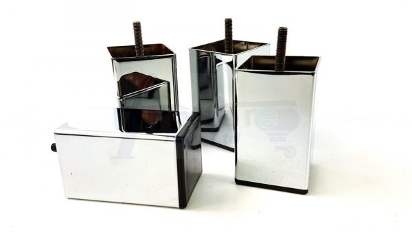 4x Metal Furniture Legs 105mm High Settee Sofa Chair Cabinet Bed Feet M8 - Image 3