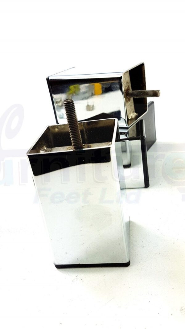 4x Metal Furniture Legs 105mm High Settee Sofa Chair Cabinet Bed Feet M8 - Image 6