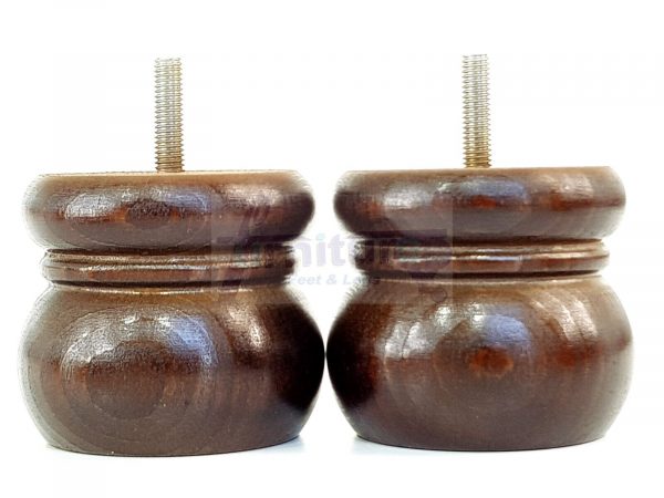 4x Replacement Solid Wood Furniture Sofa Legs Settee, Chair Feet 60mm High M8 - Image 13