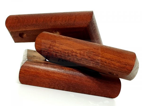 4x Solid Wood Furniture Sofa Chair Settee Legs Mahogany Replacement Feet 40mm - Image 7