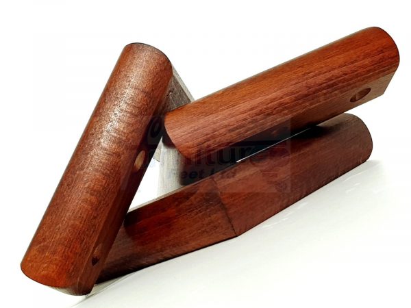 4x Solid Wood Furniture Sofa Chair Settee Legs Mahogany Replacement Feet 40mm - Image 9