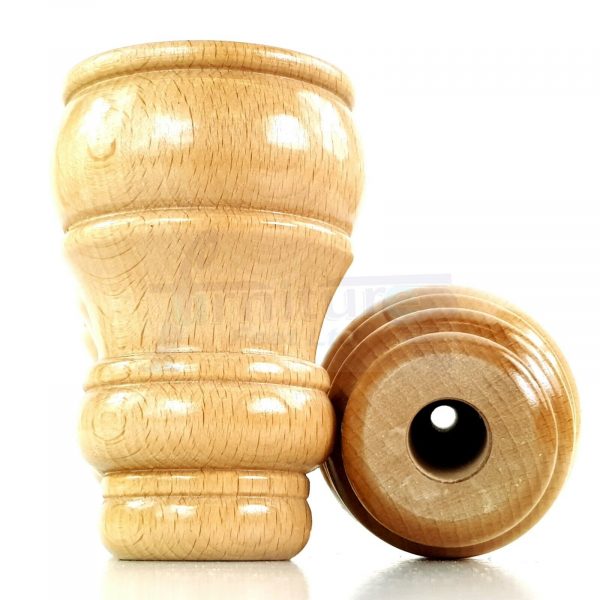 4x TURNED WOOD FURNITURE CHAIR LEGS 125mm High SOFA REPLACEMENT FEET (Pre-Drill) - Image 11