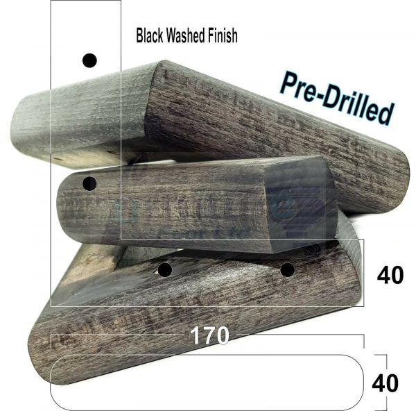 4x Corner Settee Legs 40mm High Chair Furniture Replacement Feet (Pre-Drilled) - Image 16