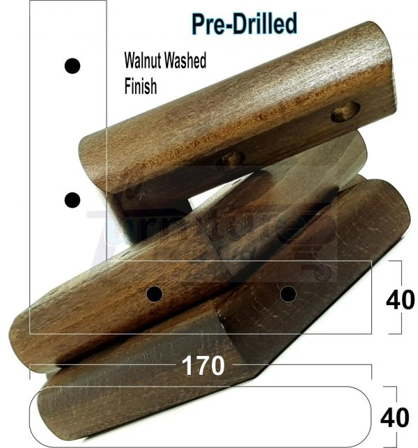 4x Corner Settee Legs 40mm High Chair Furniture Replacement Feet (Pre-Drilled) - Image 20