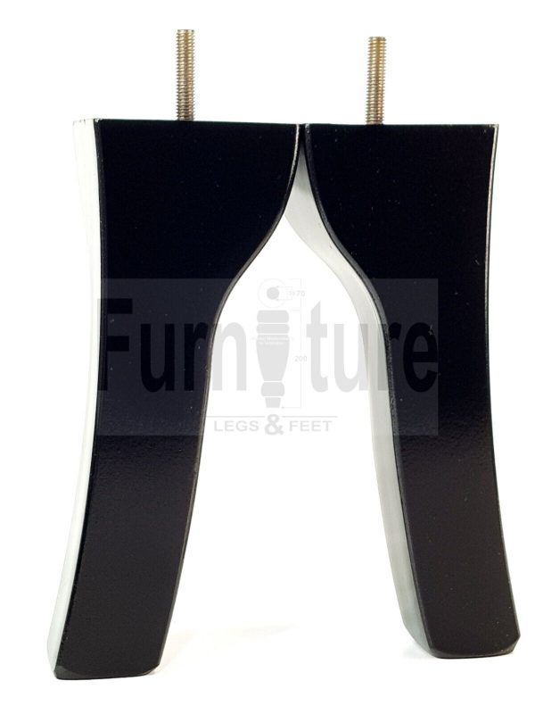 4 Replacement Legs Solid Wood Settee Furniture Feet 200mm High Sofa Chair Bed M8 - Image 4