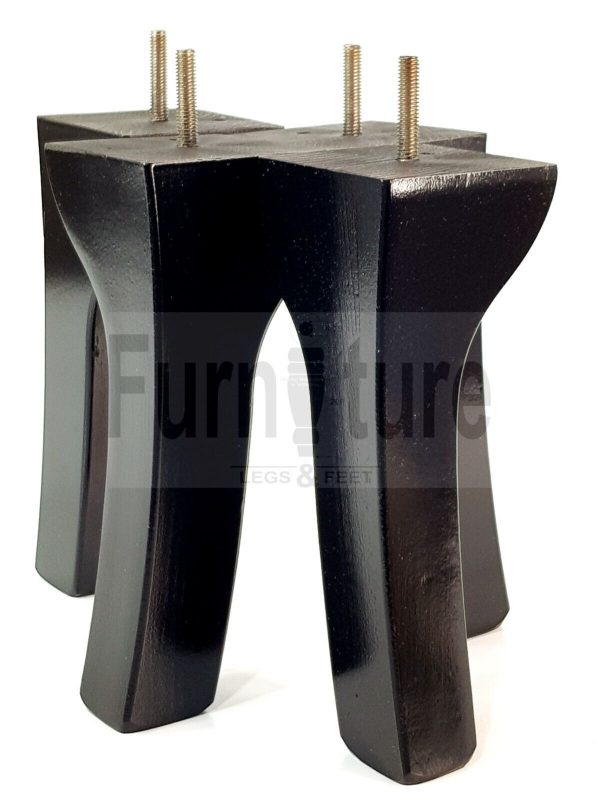 4 Replacement Legs Solid Wood Settee Furniture Feet 200mm High Sofa Chair Bed M8 - Image 7