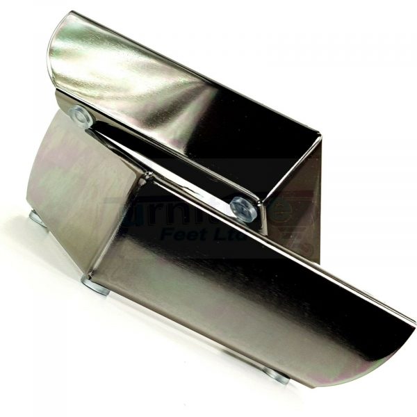 4x FURNITURE SOFA FEET METAL CORNER SETTEE - CHAIR LEGS 50mm HIGH (Pre-Drilled) - Image 11