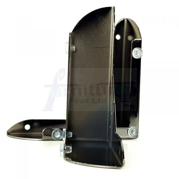 4x FURNITURE SOFA FEET METAL CORNER SETTEE - CHAIR LEGS 50mm HIGH (Pre-Drilled) - Image 9