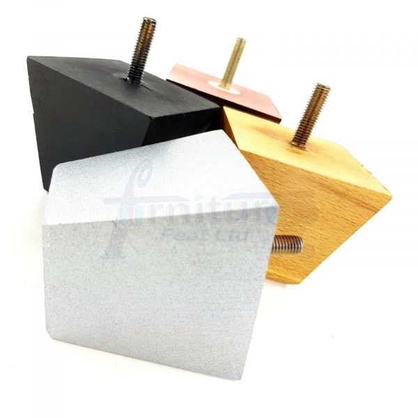 4x REPLACEMENT WOOD FURNITURE SOFA LEGS M10(10mm) CHAIR - SETTEE FEET 65mm HIGH - Image 6