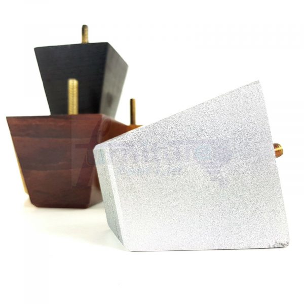 4x REPLACEMENT WOOD FURNITURE SOFA LEGS M10(10mm) CHAIR - SETTEE FEET 65mm HIGH - Image 8