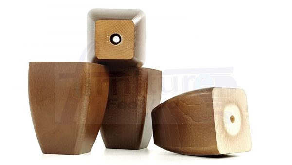 4x Replacement Wood Furniture Sofa Legs Chair Settee Feet 90mm High (Self-Fix) - Image 6