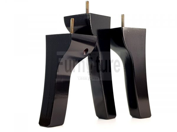4x Solid Wood Furniture Feet Settee Legs 180mm - 225mm High Sofa Chair Bed M8 - Image 4