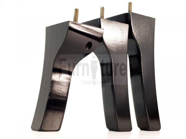 4x Solid Wood Furniture Feet Settee Legs 180mm - 225mm High Sofa Chair Bed M8 - Image 6