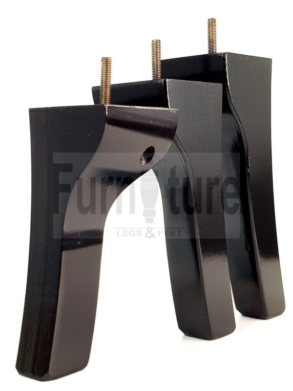 4x Solid Wood Furniture Feet Settee Legs 180mm - 225mm High Sofa Chair Bed M8 - Image 7