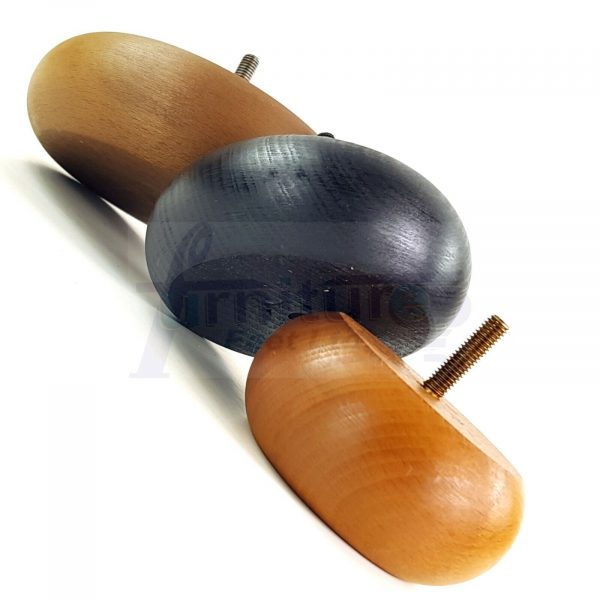 4x WOOD FURNITURE CHAIR LEGS M8(8mm) REPLACEMENT SOFA / SETTEE FEET 40mm HIGH - Image 11