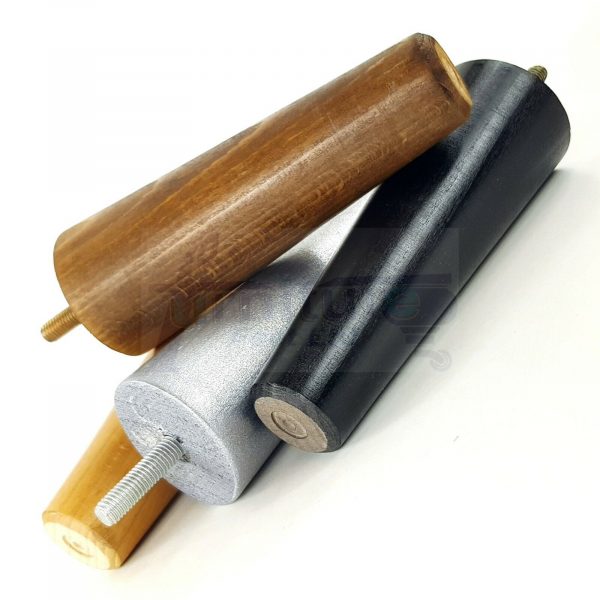 4x WOOD REPLACEMENT FURNITURE CHAIR LEGS M8(8mm) SOFA - SETTEE FEET 135mm HIGH - Image 9