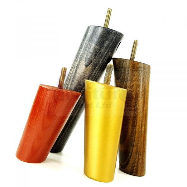 4x WOODEN ANGLED SOFA LEGS 160mm High CHAIR FURNITURE REPLACEMENT FEET M8(8mm) - Image 12