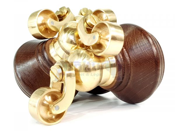 4 Wooden Furniture Sofa Legs M8(8mm) Replacment Chair Feet & Castors 120mm HIGH - Image 17