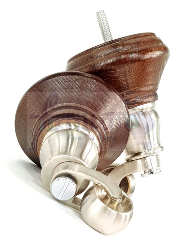 4 Wooden Furniture Sofa Legs M8(8mm) Replacment Chair Feet & Castors 120mm HIGH - Image 24