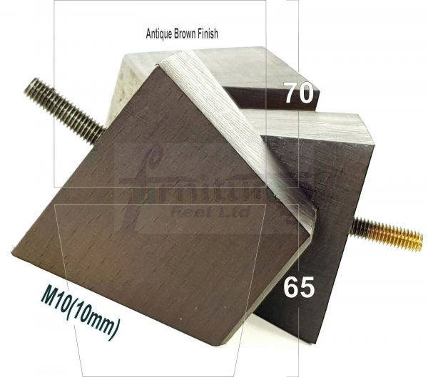 4x REPLACEMENT WOOD FURNITURE SOFA LEGS M10(10mm) CHAIR - SETTEE FEET 65mm HIGH - Image 13
