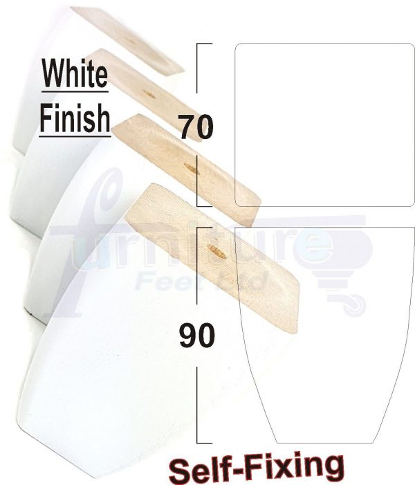 4x Replacement Wood Furniture Sofa Legs Chair Settee Feet 90mm High (Self-Fix) - Image 26