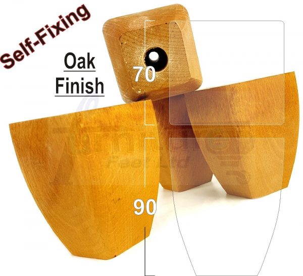 4x Replacement Wood Furniture Sofa Legs Chair Settee Feet 90mm High (Self-Fix) - Image 20