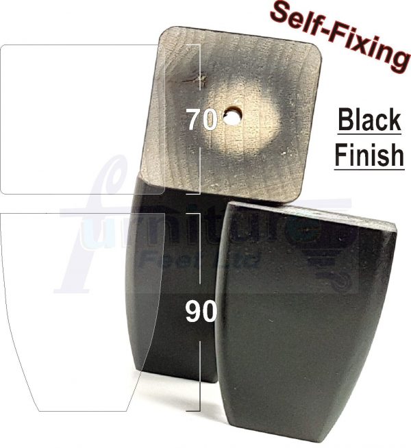 4x Replacement Wood Furniture Sofa Legs Chair Settee Feet 90mm High (Self-Fix) - Image 11
