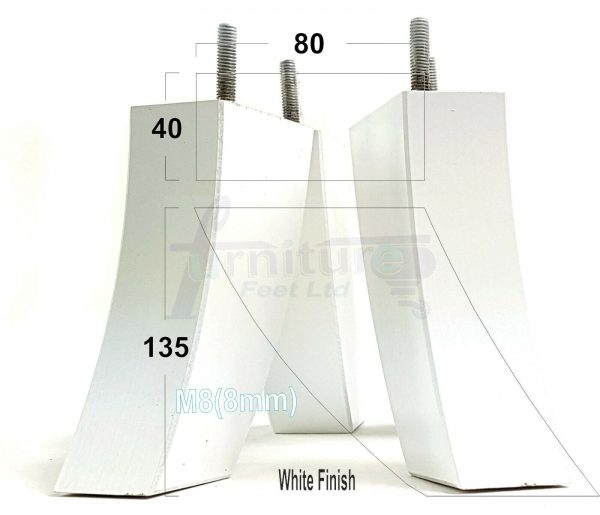 4x TAPERED WOODEN SOFA LEGS 135mm High CHAIR REPLACEMENT FURNITURE FEET M8(8mm) - Image 26