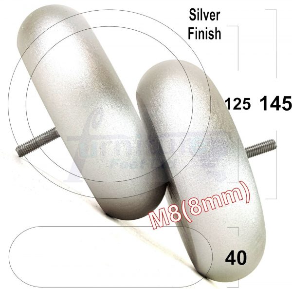 4x WOOD FURNITURE CHAIR LEGS M8(8mm) REPLACEMENT SOFA / SETTEE FEET 40mm HIGH - Image 63