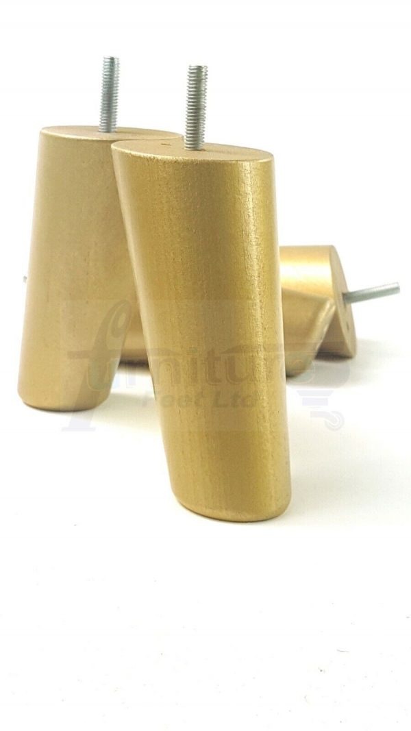 4x WOODEN ANGLED SOFA LEGS 160mm High CHAIR FURNITURE REPLACEMENT FEET M8(8mm) - Image 32